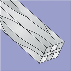 NAOL Stainless Steel Braided Archwire, 016X022, Lower, 10-Pack