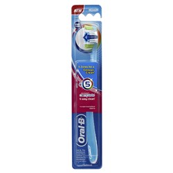 Oral B Advantage Complete 5-Way Clean Med Toothbrush 1Pk, 96-Pack