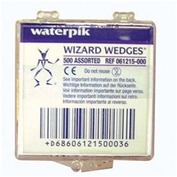 Waterpik Wizard Wedges - Assorted, 500-Pack
