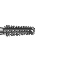 Komet Steel Bur - 38-007 - Tapered - Straight (HP), 6-Pack