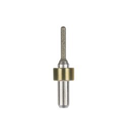 Sierra Dental Tool Imes - 1.0mm Ball Profile Diamond Plated Grinding Tool - 6mm Shank