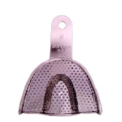 Superior Stainless Steel Impression Tray - Perforated - Pedodontics - Upper - Medium