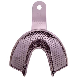 Superior Stainless Steel Impression Tray - Perforated - Regular Lower - X Large