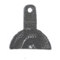Superior Stainless Steel Impression Tray - Perforated - Partial Upper - Anterior