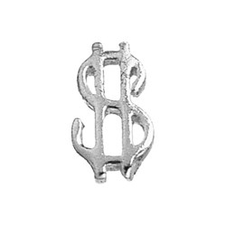 Twinkles - Tooth Jewellery - Dollar Sign - White Gold 18k