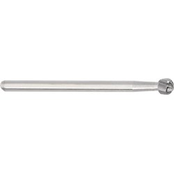Komet Tungsten Carbide Bur - H1-023 - Round - High Speed, Friction Grip Extra Long (FGXL), 5-Pack