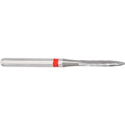 Komet Tungsten Carbide Bur - H48L-010 - Finishing Flame - High Speed, Friction Grip (FG), 5-Pack