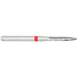 Komet Tungsten Carbide Bur - H48L-012 - Finishing Flame - High Speed, Friction Grip (FG), 5-Pack