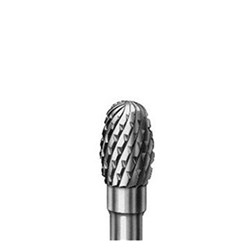 Komet Tungsten Carbide Bur - 73 E-040 - Cutter Acrylic - Straight (HP), 5-Pack