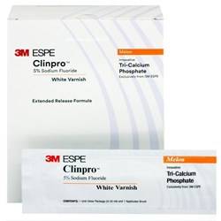 3M Clinpro White Varnish - 0.5ml UnitDose - Melon, 50-Pack