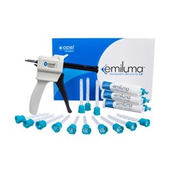 Ultradent Emiluma Essentials Kit - 50ml Cartridges, 3-Pack - Includes Dispenser Gun and 30 Tips