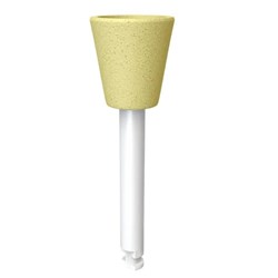 Ultradent Jiffy One - Single Use Polisher Cups - Medium - Yellow, 20-Pack