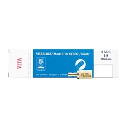 Vita VITABLOCS Mark II - Shade 1M1  I14 - For Cerec, 5-Pack