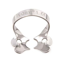 W9 Ivory Rubber Dam Clamp - Size 1