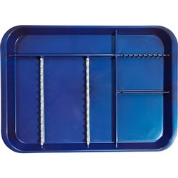 ZIRC B Lok Tray Divided Tray - Midnight Blue - 33.97 x 24.45 x 2.22cm