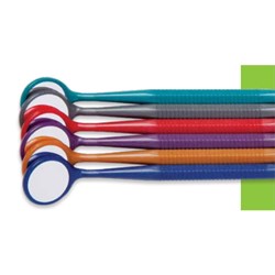 ZIRC Crystal Plastic Mirror Head - Jewel Assorted - Cone Socket - Size 4, 12-Pack