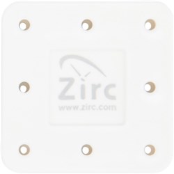 Zirc Magnetic Bur Block - Small - 8 Holes - White