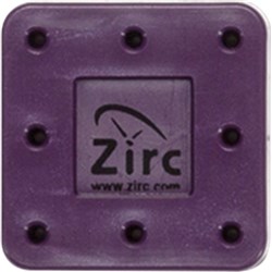 Zirc Bur Block - Magnetic - Small - 8 Holes - Plum