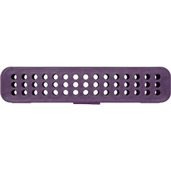 Zirc Steri Container - Standard - Plum - 20.64 x 5.08 x 3.81cm