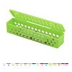 Zirc Steri Container - Standard - Neon Green - 20.64 x 5.08 x 3.81cm