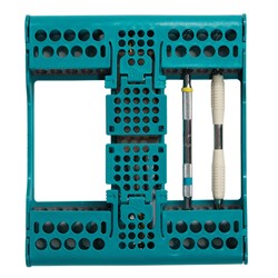 Zirc E-Z Jett 10 Cassette - 10 Instruments - Teal - 20.16 x 17.78 x 2.85cm