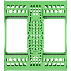 Zirc E-Z Jett 10 Cassette - 10 Instruments - Neon Green - 20.16 x 17.78 x 2.85cm