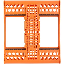 Zirc E-Z Jett 10 Cassette - 10 Instruments - Neon Orange - 20.16 x 17.78 x 2.85cm