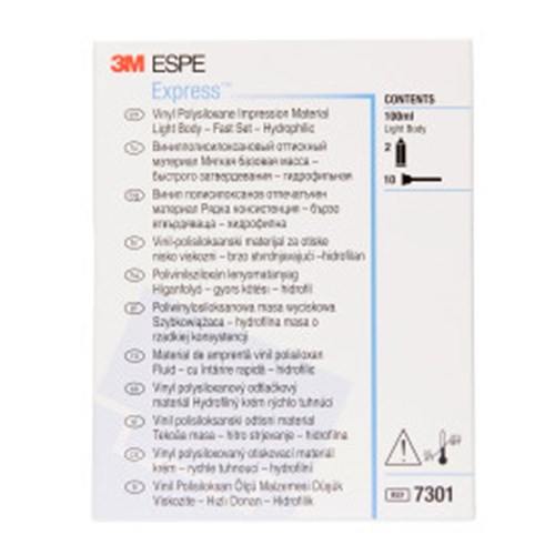 TM-7301 - EXPRESS Light Body Fast Blue 50ml x 2 carts & 10 mix tips