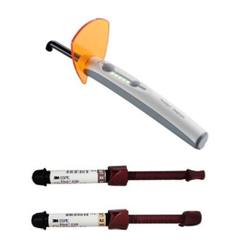 3M Elipar Deepcure-S Curing Light and Z250 Syringes