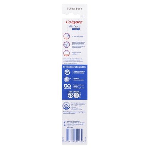 Colgate Manual Toothbrush - Slim Soft Ortho Compact, 12-Pack