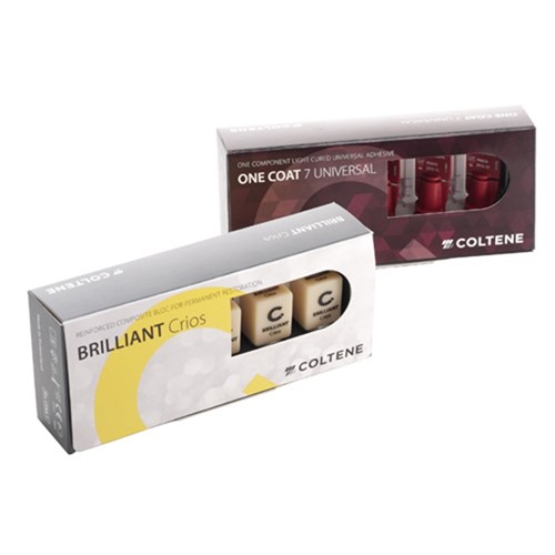 Coltene BRILLIANT Crios - Intro Kit - 12 Cerec, 5-Pack and 0.1ml bond, 5-Pack