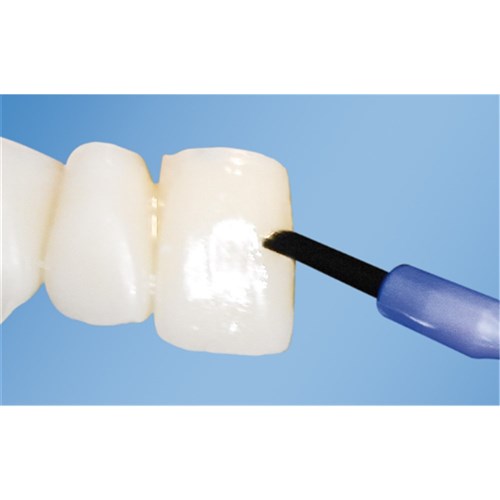 DMG Luxatemp Glaze and Bond Brushes - Blue Handle with Black Bristles, 50-Pack