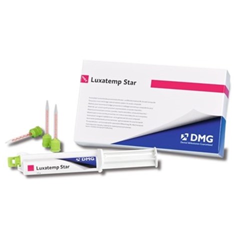 DMG Luxatemp Star - Temporary Crown and Bridge - Shade B1 - 15g Syringe, 1-Pack and 10-Pack Smart Mixing Tips