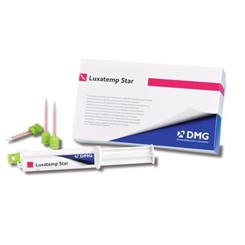 DMG Luxatemp Star - Temporary Crown and Bridge - Shade B1 - 15g Syringe, 1-Pack and 10-Pack Smart Mixing Tips