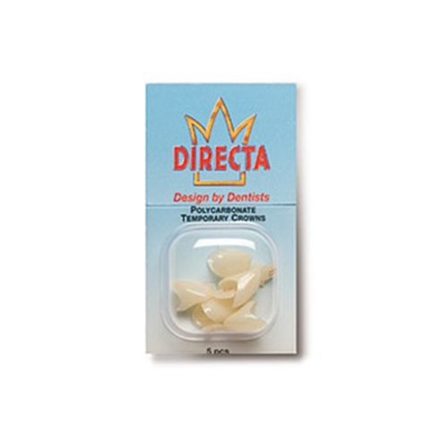 Directa Polycarbonate Temporary Crowns - 302, 5-Pack