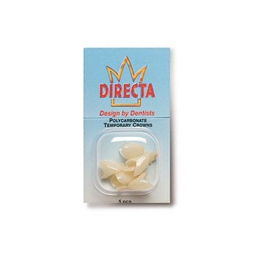 Directa Polycarbonate Temporary Crowns - 302, 5-Pack