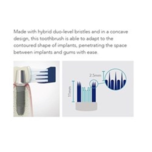 GC Ruscello Toothbrush - Implant - I-20, 5-Pack