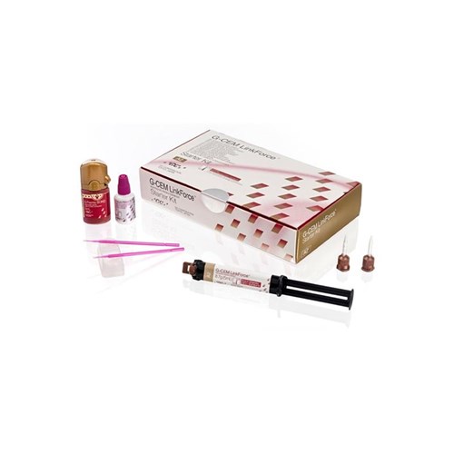 GC G-CEM LinkForce - Dual-Cure Adhesive Luting Cement - Starter Kit - Shade A2