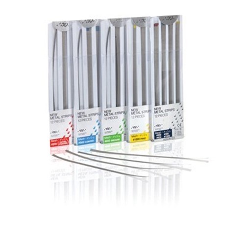 GC Metal Strip - #1000 Fine - Yellow - Medium 3.3mm, 12-Pack