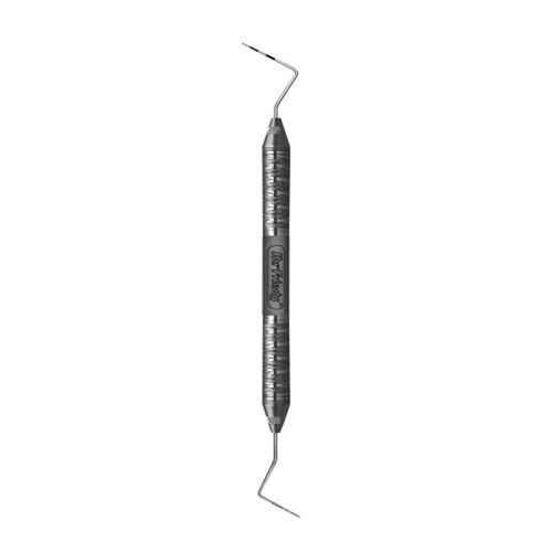 HuFriedyGroup Probe Periodontal Colour coded - #CP-12/QOW - Double Ended - #6 Satin Steel Handle
