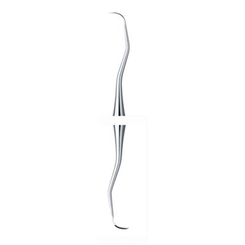 HuFriedyGroup Gracey Scaler - #1/2R Rigid - Double Ended - #6 Satin Steel Handle