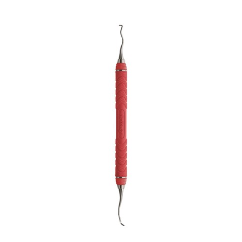HuFriedyGroup Gracey Scaler - #12/13 - #C8 Resin 8 Colour Everedge Handle - Red