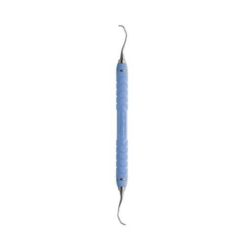 HuFriedyGroup Gracey Scaler - #13/14 Rigid - Double Ended - #C8 Resin 8 Colour Everedge Handle - Blue