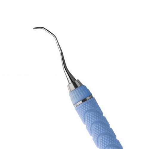 HuFriedyGroup Gracey Scaler - #13/14 Rigid - Double Ended - #C8 Resin 8 Colour Everedge Handle - Blue