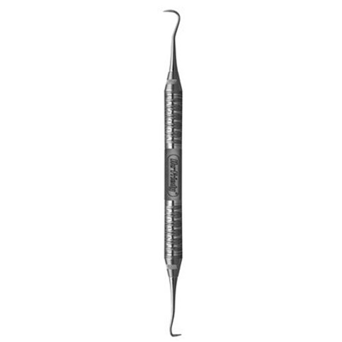 HuFriedyGroup Jacquette Hygienist Scaler - #H5/33 - Double Ended - #6 Satin Steel Handle