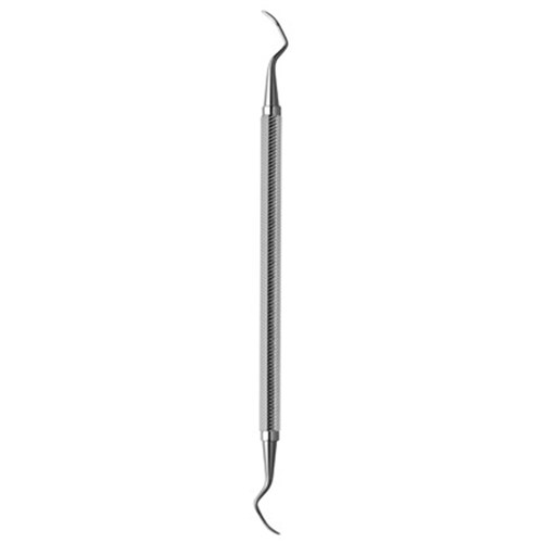 HuFriedyGroup Indiana University Scaler - #IU13/14 - Double Ended - #6 Satin Steel Handle