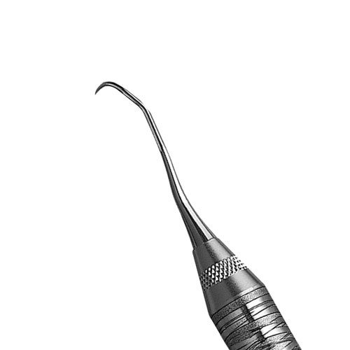 HuFriedyGroup After Five Langer Scaler - #1/2 - Double Ended #6 Satin Steel Handle