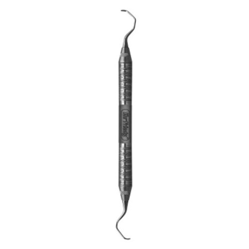 HuFriedyGroup Langer Scaler - #17/18 Rigid - Double Ended - #6 Satin Steel Handle