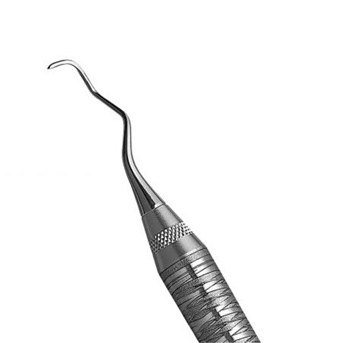 HuFriedyGroup After Five Langer Scaler - #3/4 - Double End #6 Satin Steel Handle