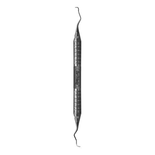 HuFriedyGroup Langer Scaler - #3/4 Rigid - Double End - #6 Satin Steel Handle